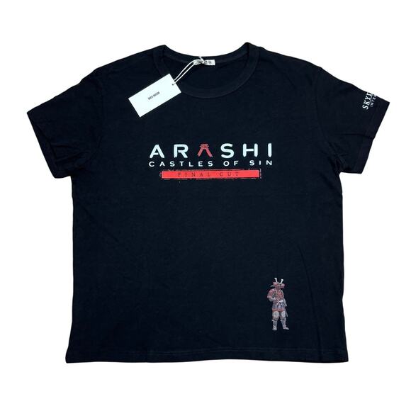 Rare NWT Arashi Castles of Sin Final Cut Promo Shirt Men's M Buck Mason Skydance